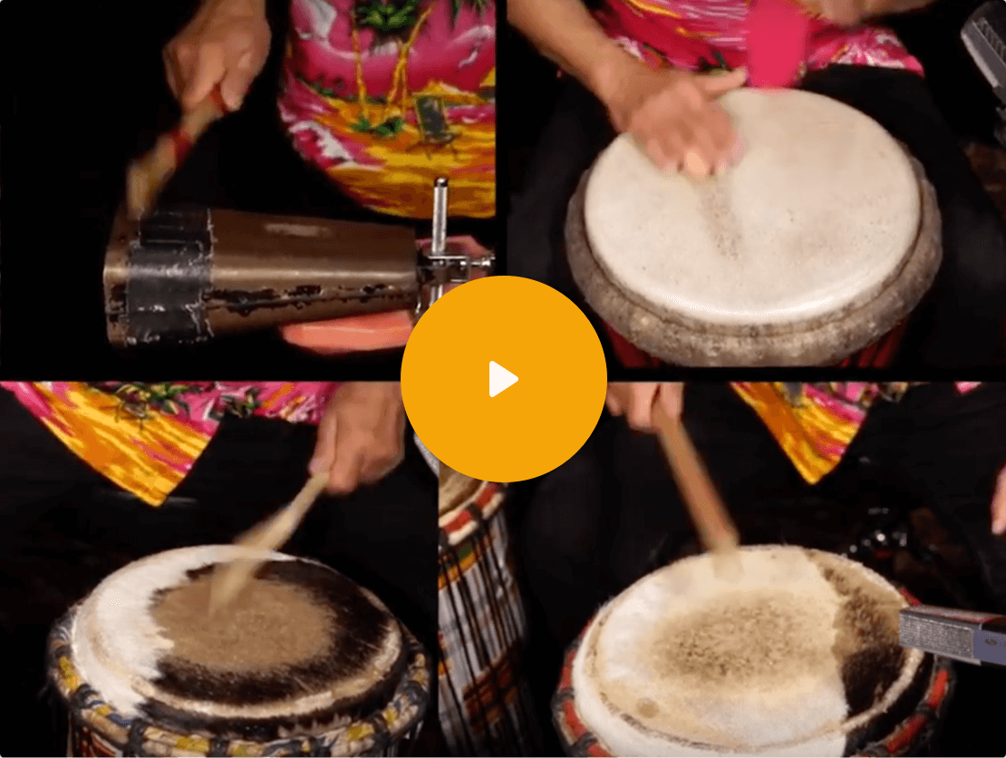 Learn African drumming Djembe,Dundun, Conga Ray Pereira